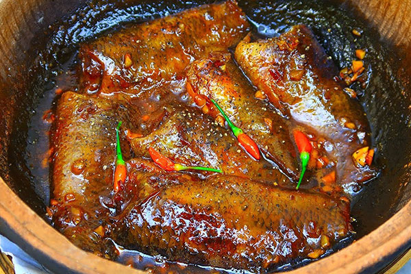 cá rô phi kho tiêu