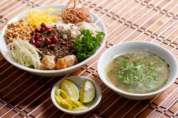 cách ăn bún hến