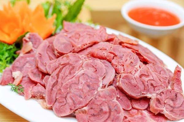 cách làm bắp bò trộn chua ngọt