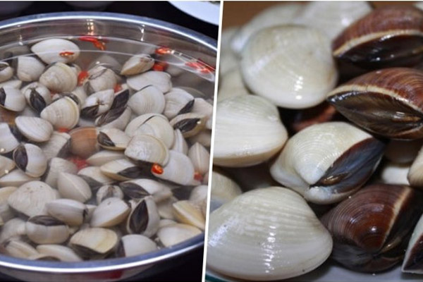 cách làm nghêu hấp sả