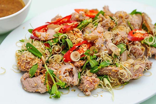 cách làm thịt bê xào sả ớt