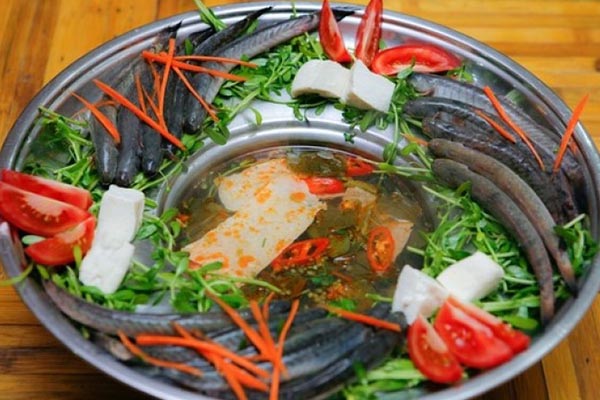 cách nấu lẩu cá kèo rau đắng