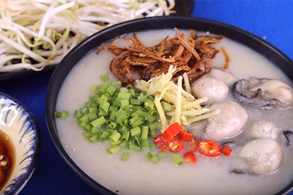 cháo hàu sữa