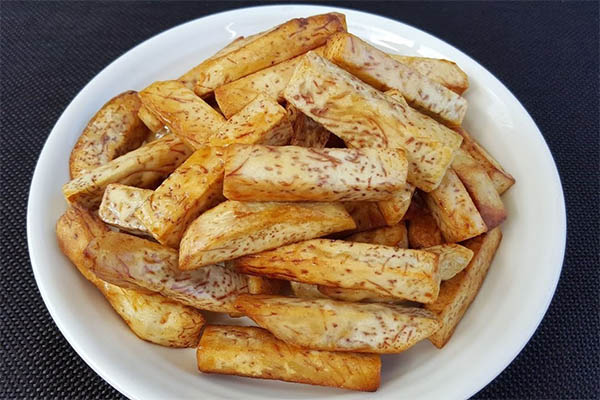 khoai môn chiên nước mắm