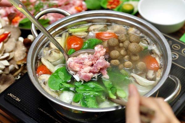 lẩu heo rừng
