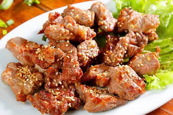 ướp thịt bò nướng chao